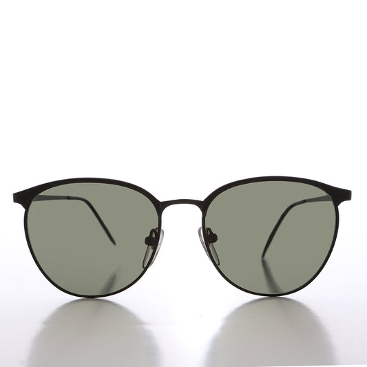 Metal 90s Horn Rim Sunglasses - Amherst