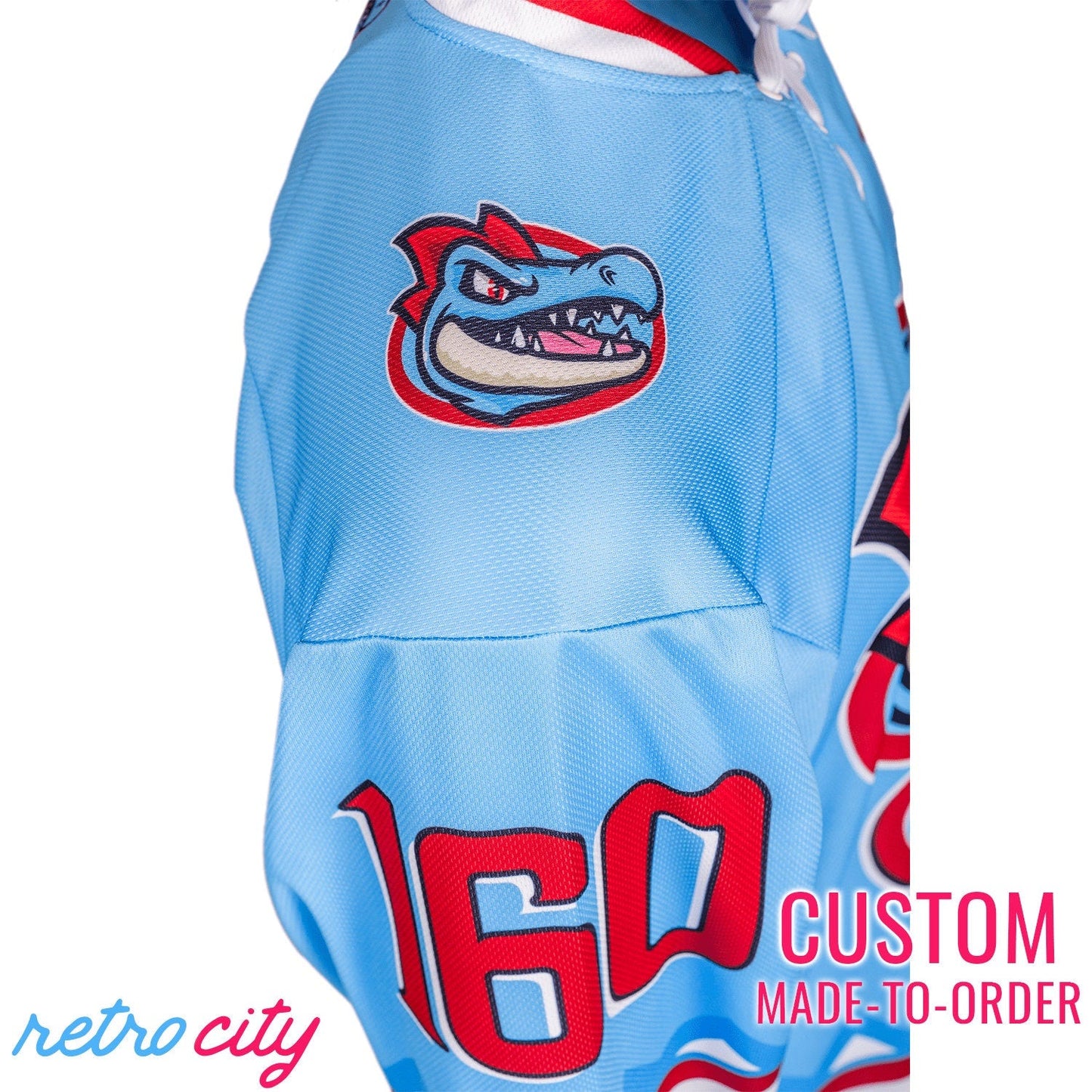 Feraligatr Gatrs PokéLeague Lace-Up Hockey Jersey Sweater