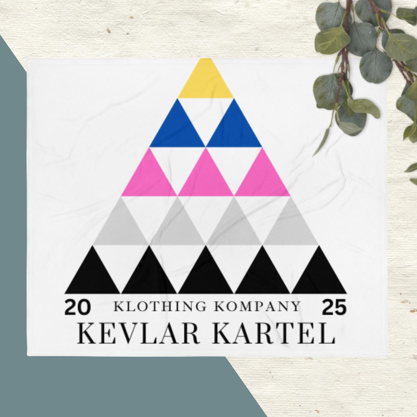 2025 Throw Blanket by Kevlar Kartel Klothing