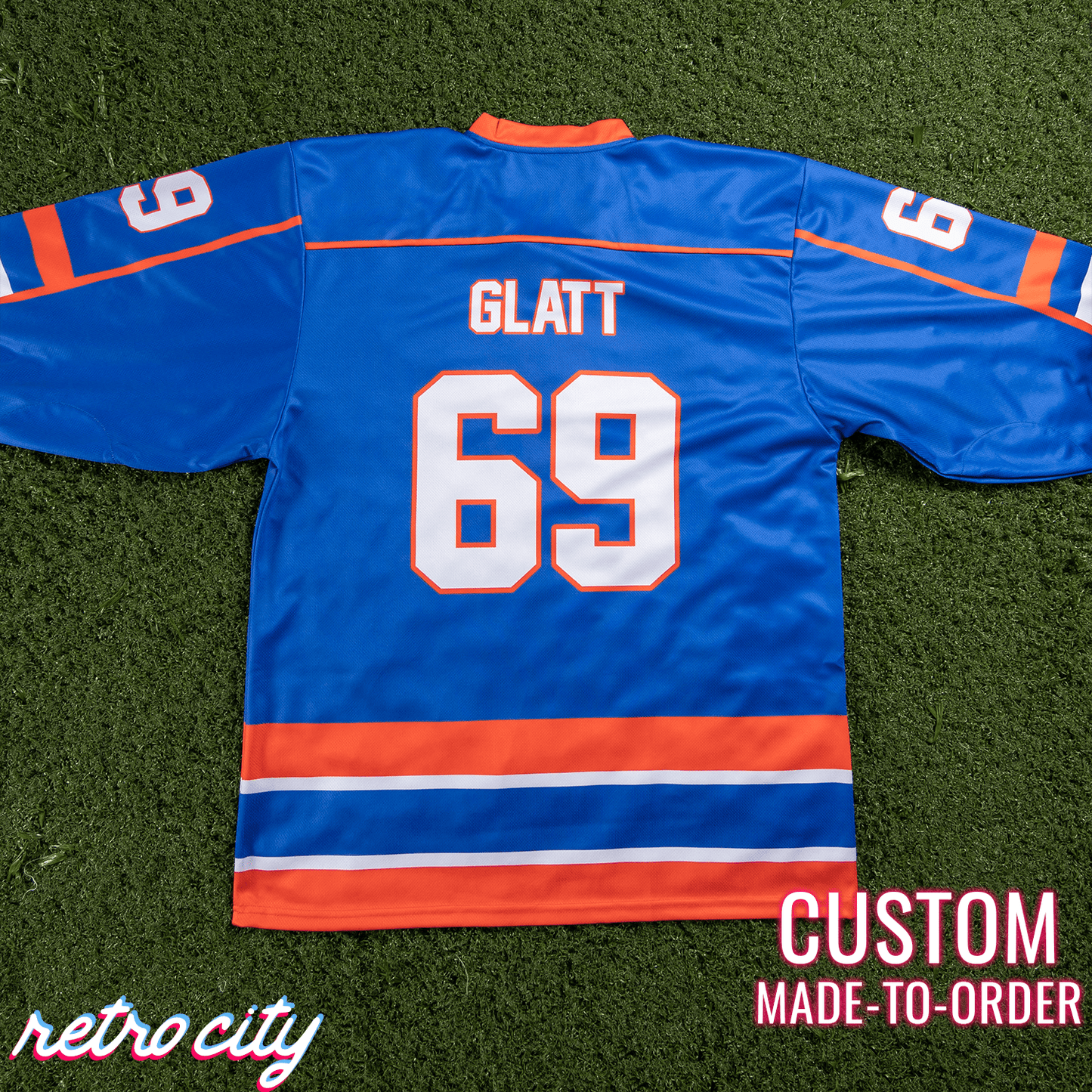 Goon Halifax Highlanders Doug Glatt Custom Lace-Up Hockey Jersey