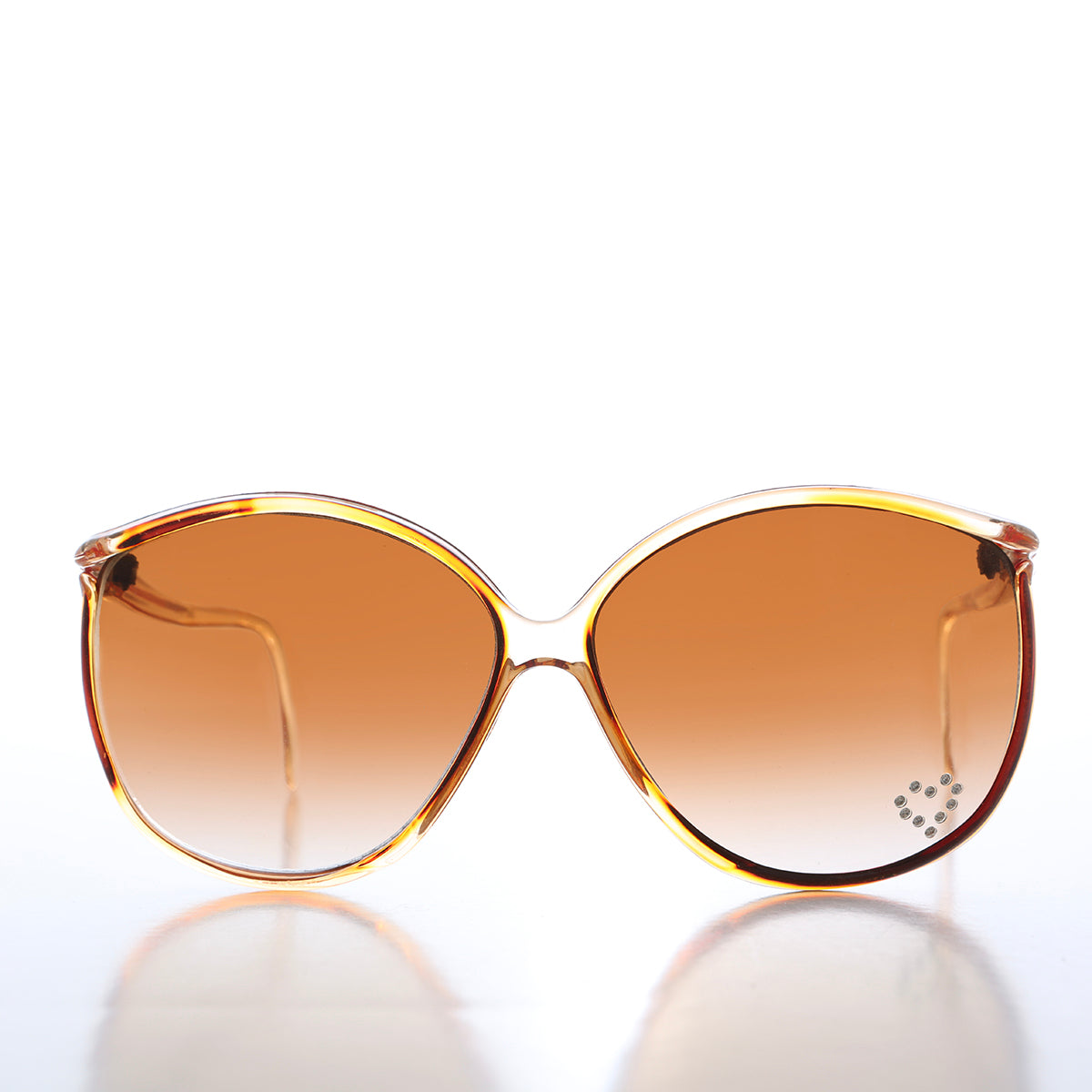 80s Rhinestone Boho Vintage Sunglasses - Belinda