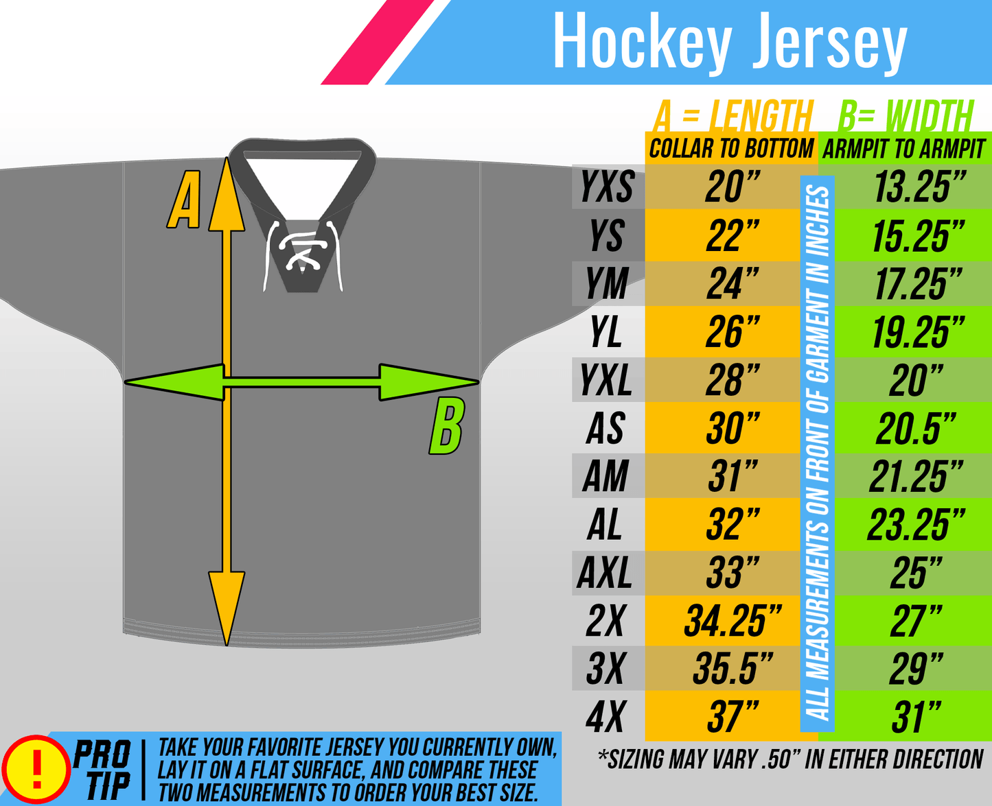American Gladiators Lace-Up Hockey Sweater Jersey