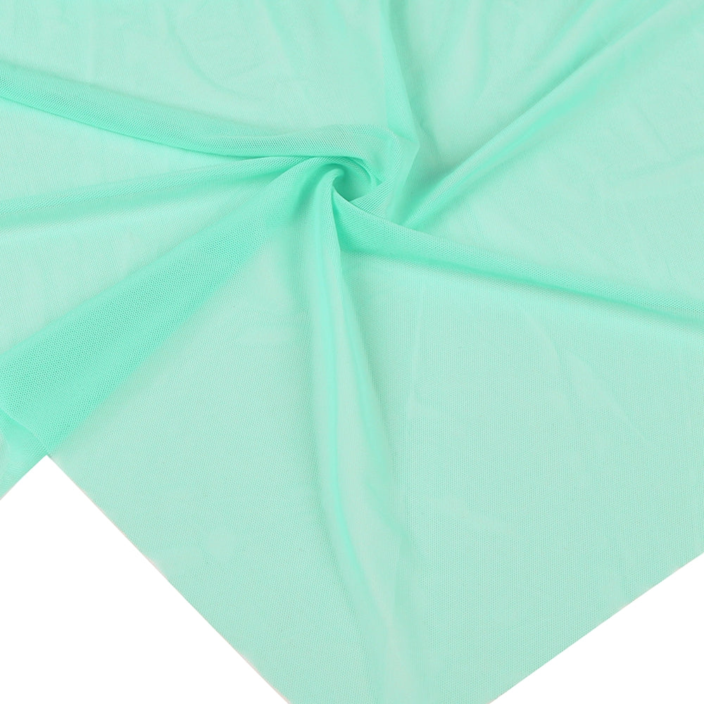 Ladies Sexy  Pea Mesh Babydoll with Flyaway Lace Cup