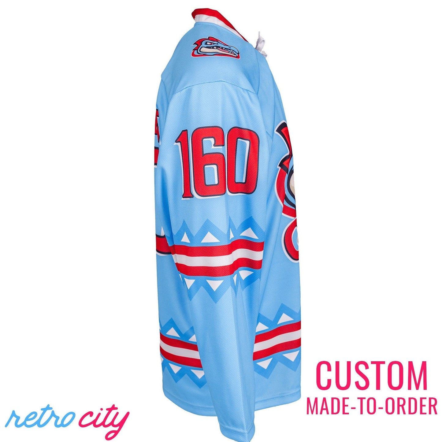 Feraligatr Gatrs PokéLeague Lace-Up Hockey Jersey Sweater